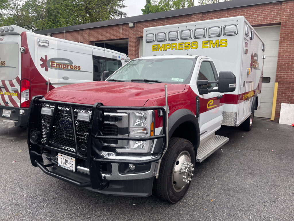 New critical care ambulance.